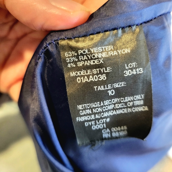 Louben Deep Blue Shift Dress SZ 10 - Picture 15 of 17